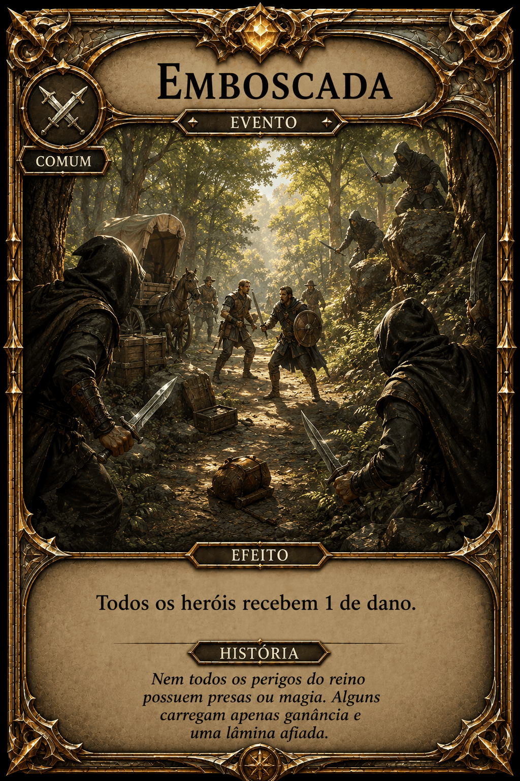 Carta Emboscada — Evento